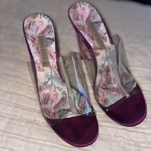 Zara Vinyl Mules, SZ 41/US 10 - Picture 4 of 9